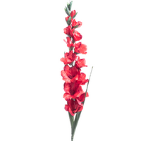 Gladiolus Red 100cm - Silk Flower Stem