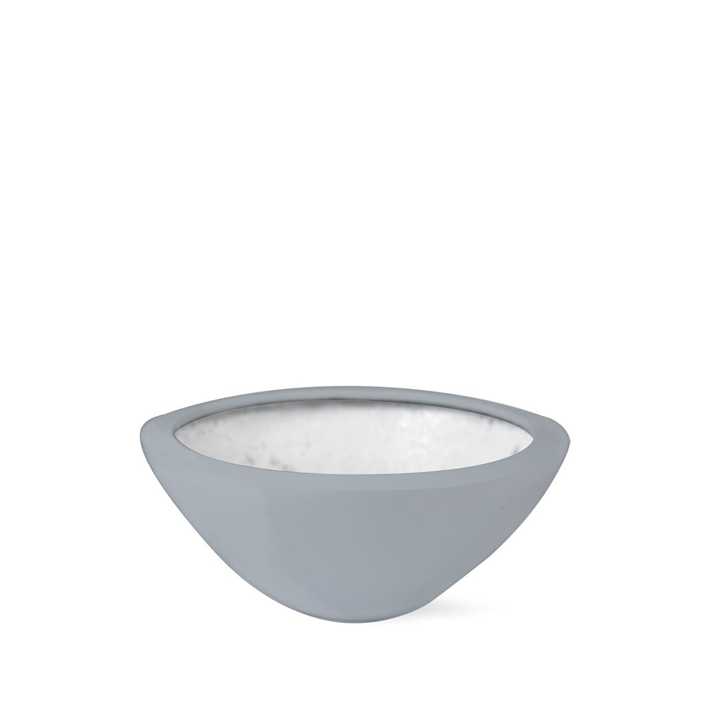 Plant Couture - Artificial Plant Pot - Strelli - Desk Bowl - Silver 