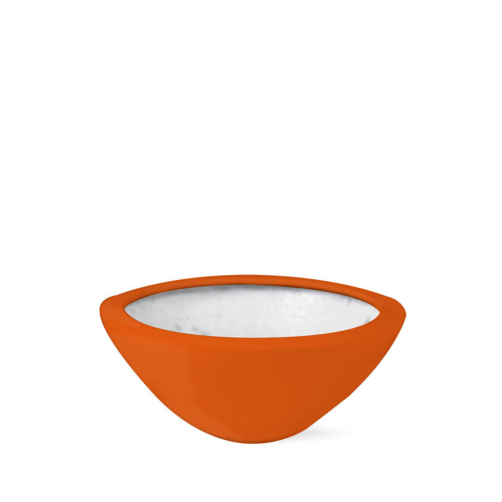 Plant Couture - Artificial Plant Pot - Strelli - Desk Bowl - Pure Orange 