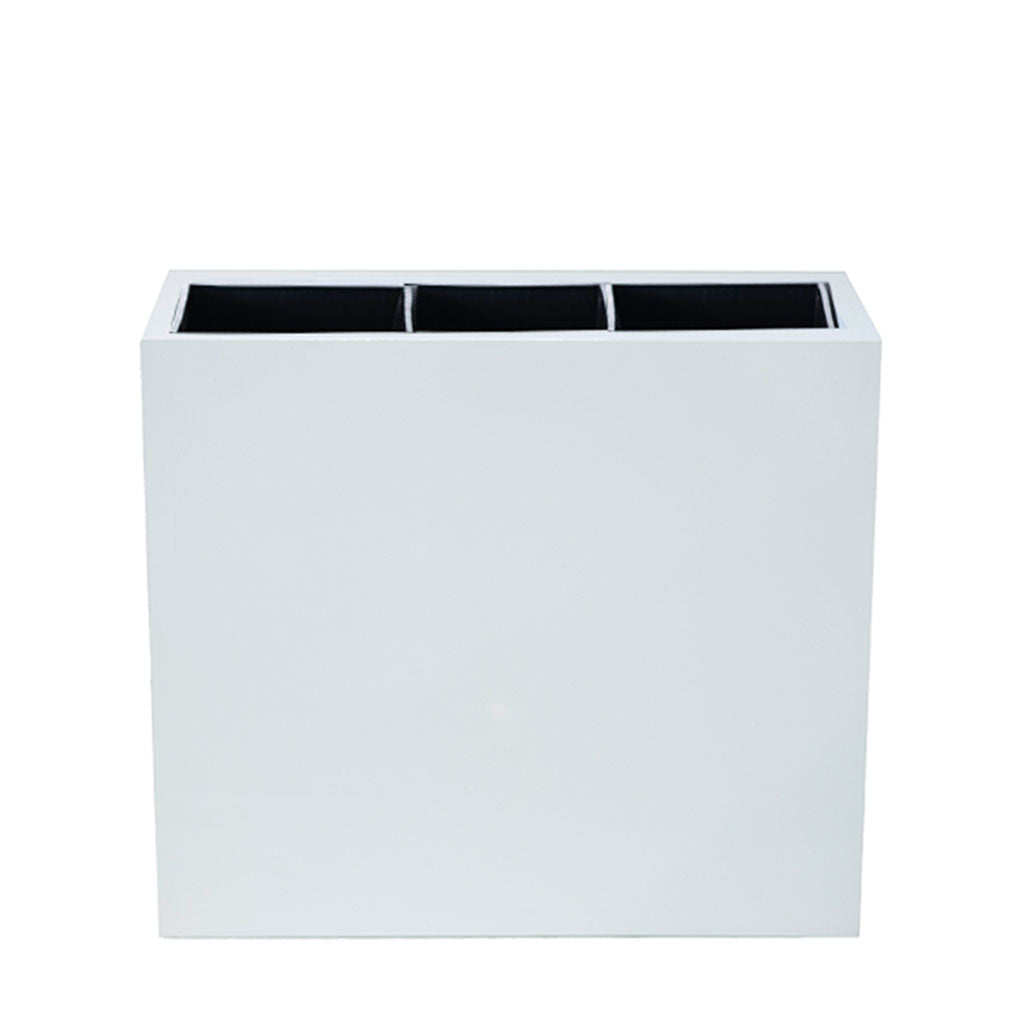Plant Couture - Artificial Plant Pot - Trough Mild Steel Planter 100X40X80cm